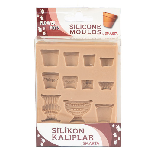 Smarta Silicone Molds-Flower Pots - A5003MNZ-H1J6M - 8683451130025