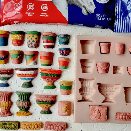 Smarta Silicone Molds-Flower Pots - A5003MNZ-H1J6M