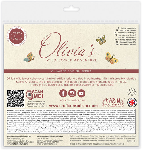 Craft Consortium Photopolymer A6 Stamp Set-Dreams - 5A003MRX-1HJ87