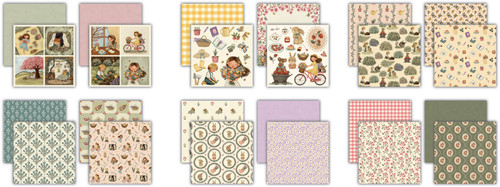 Craft Consortium Double-Sided Paper Pad 8"X8" 36/Pkg-Olivia's Wildflower Adventures - 5A003MRW-1HJ88