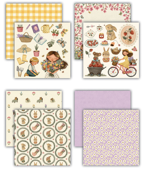 Craft Consortium Double-Sided Paper Pad 8"X8" 36/Pkg-Olivia's Wildflower Adventures - 5A003MRW-1HJ88