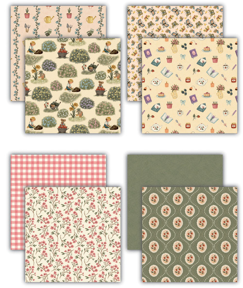 Craft Consortium Double-Sided Paper Pad 8"X8" 36/Pkg-Olivia's Wildflower Adventures - 5A003MRW-1HJ88