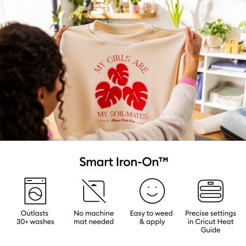 Cricut Smart Iron-On Matless Heat Transfer Vinyl 3FT-Ocean - 5A003M3G-1HHBV