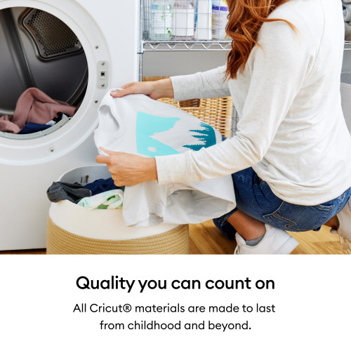 Cricut Smart Iron-On Matless Heat Transfer Vinyl 3FT-Ocean - 5A003M3G-1HHBV