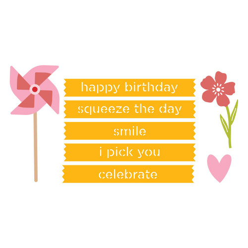 Simple Stories Etched Dies-Pink Lemonade Stand Tags - 5A003LGJ-1HGRH