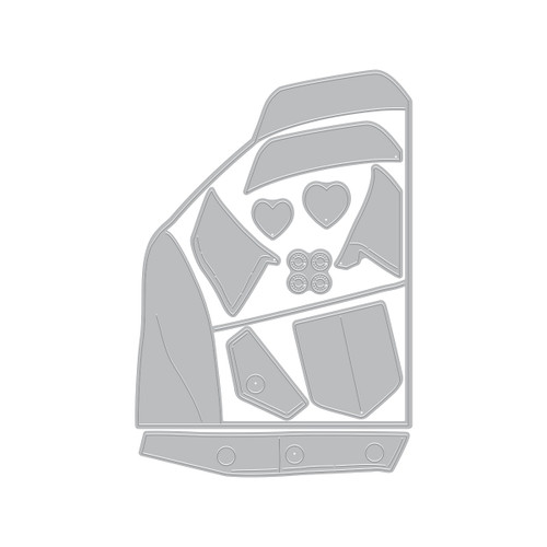 Hero Arts Die Set-Jean Jacket - 5A003LF7-1HGRF