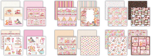 Craft Consortium Double-Sided Paper Pad 8"X8" 36/Pkg-Strawberry Tea - 5A003MRY-1HJ8C