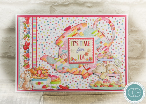 Craft Consortium Double-Sided Paper Pad 8"X8" 36/Pkg-Strawberry Tea - 5A003MRY-1HJ8C