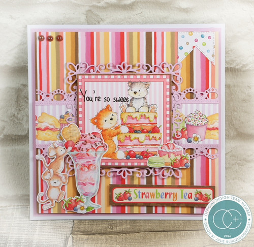 Craft Consortium Double-Sided Paper Pad 8"X8" 36/Pkg-Strawberry Tea - 5A003MRY-1HJ8C