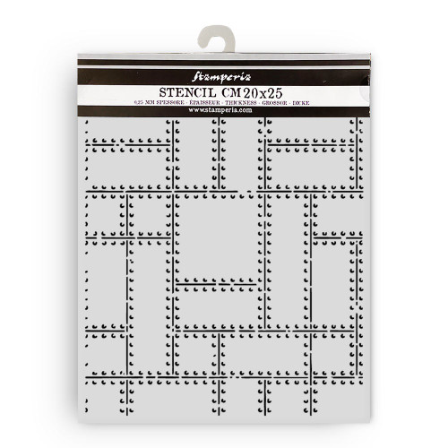 Stamperia Stencil 7.87"X9.84"-A New Beginning Metal Plates - 5A003KZW-1HGJP - 5993110051237