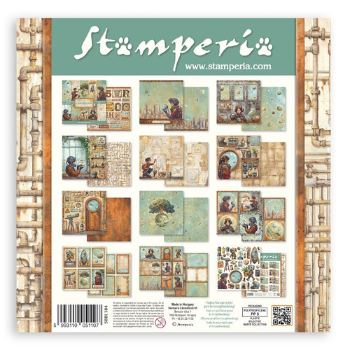 Stamperia Paper Pad and Ephemera Bundle-A New Beginning - 5A003LGN-1HGQ2