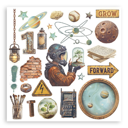 Stamperia Junk Journal and Rub On Bundle-A New Beginning - 5A003LGQ-1HGQ4