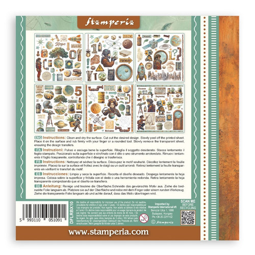 Stamperia Junk Journal and Rub On Bundle-A New Beginning - 5A003LGQ-1HGQ4