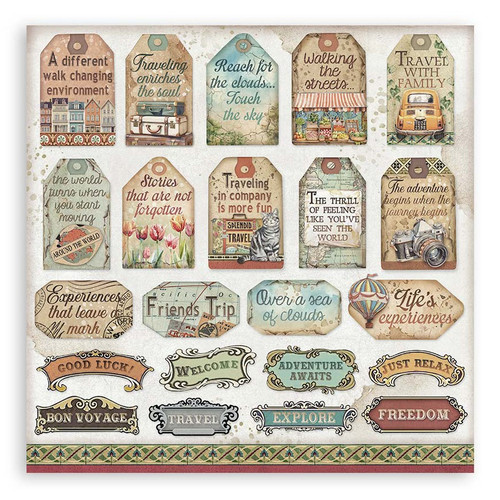 Stamperia Paper Pad, Die Cuts and Ephemera Bundle-A New Beginning - 5A003LGR-1HGQ5