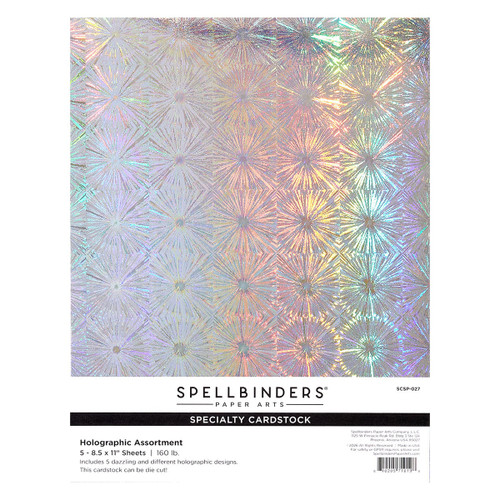 Spellbinders Specialty Cardstock-Holographic Assortment - 5A003LFK-1HGQ9 - 810205710198