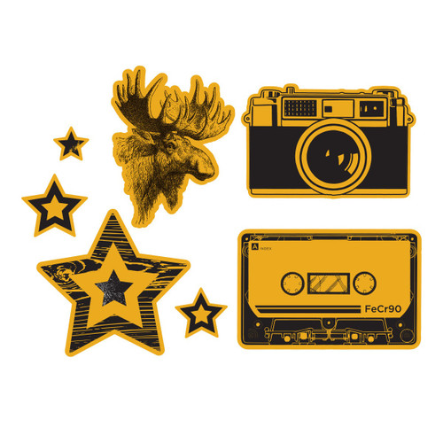 Simple Stories Etched Dies-Rustic Legend Icons - 5A003LGT-1HGQD