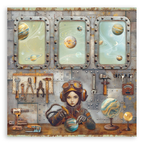 Stamperia Single-Sided Paper Pad 12"x12" 22/Pkg-A New Beginning - 5A003L0R-1HGJ2