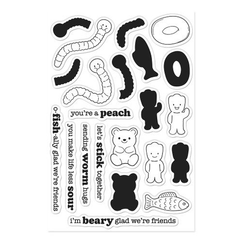 Hero Arts Stamp Set-Let's Stick Together - 5A003LH1-1HGS3