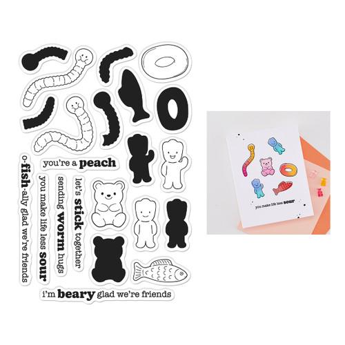 Hero Arts Stamp Set-Let's Stick Together - 5A003LH1-1HGS3