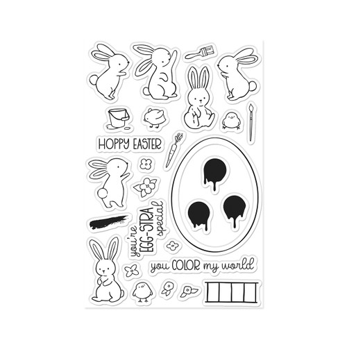 Hero Arts Clear Stamps 4"X6"-Color My World - 5A003KK3-1HG0H