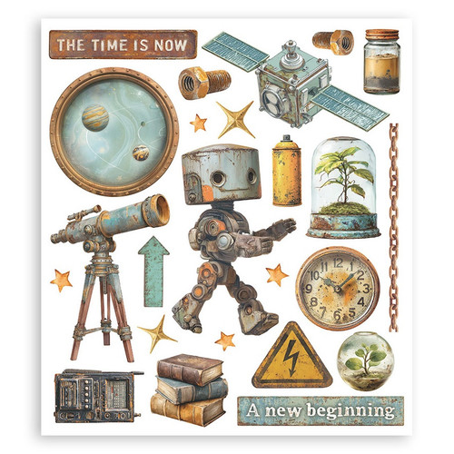 Stamperia Assortment Rub-On 8"X9" - 6/Pkg-A New Beginning - 5A003L04-1HGJC