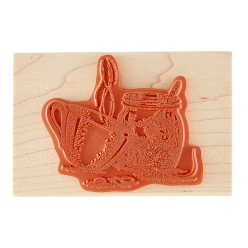 House-Mouse Wood Mount Stamp-Brew-tiful Day - 5A003KK1-1HG0Z