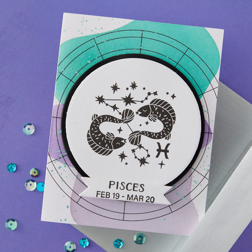 Spellbinders BetterPress Registration Press & Foil-Block Print Pisces - 5A003KHW-1HG14