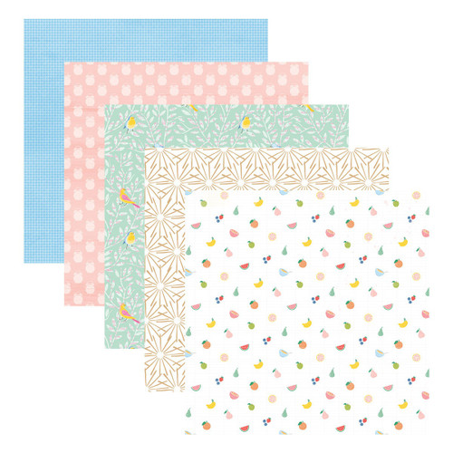 Spellbinders Designer Paper Pad 6"X6" From Rosie's Studio-Breakfast in Bed - 5A003KJK-1HG1L - 9420041692148