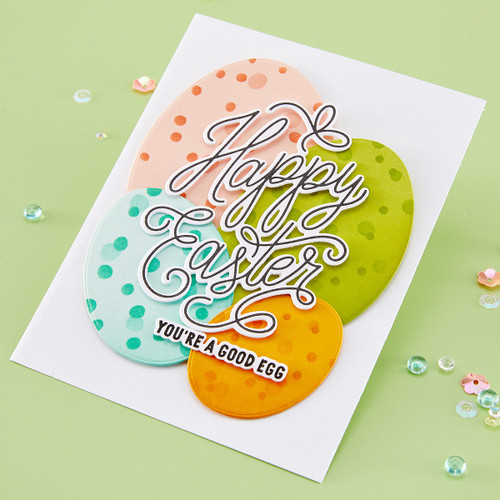 Hero Arts Letterpress + Foil & Cut-Happy Easter - 5A003KJL-1HG17