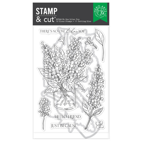 Hero Arts Stamp & Cut-No One Lilac You - 5A003KKF-1HG1C - 085700951197