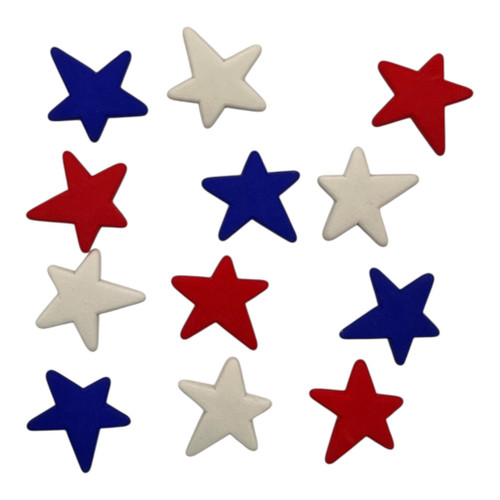 Buttons Galore Craft & Sewing Buttons-Heritage Stars - 12/Pkg - 5A003M24-1HH8X