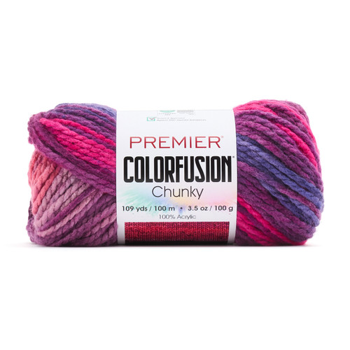 Premier Colorfusion Chunky Yarn-Flirtatious - 1174-1HFT0 - 840166867464