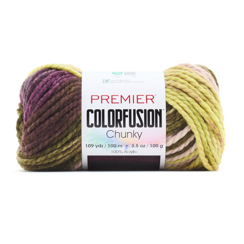 Premier Colorfusion Chunky Yarn-Grapevine - 1174-1HFT1 - 840166867426