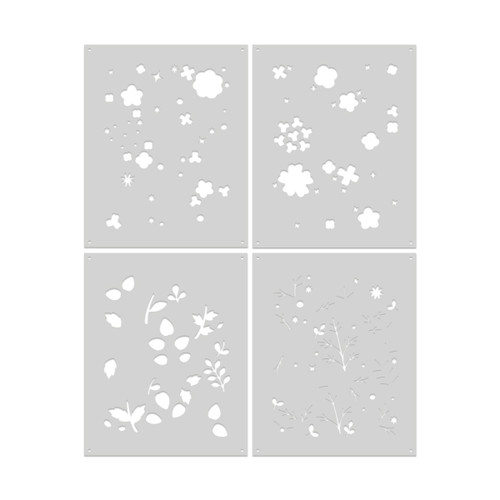 Hero Arts Color Layering Stencils-Layering Meadow Blooms - 5A003KJ3-1HFZX