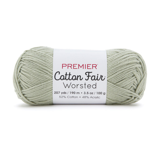 Premier Yarns Cotton Fair Worsted Yarn-Sprout - 5A003KDT-1HFTW - 840166857441