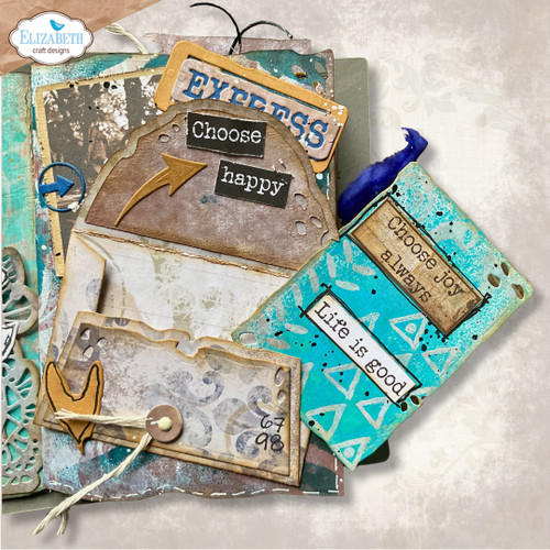 Elizabeth Craft Metal Die-Grunge envelope - 5A003KT7-1HG8S