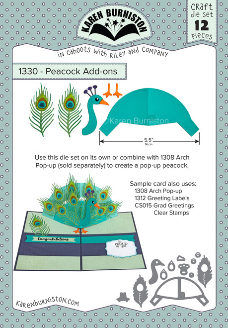 Karen Burniston Dies-Peacock Add-ons - 5A003KH4-1HFY1 - 084282635730