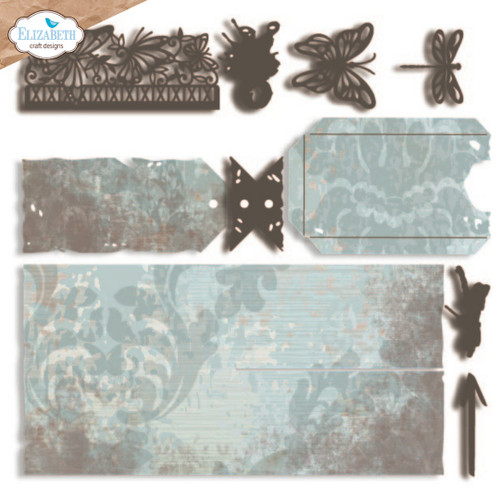 Elizabeth Craft Metal Die-Split Tag Pocket Page - 5A003KT5-1HG8V