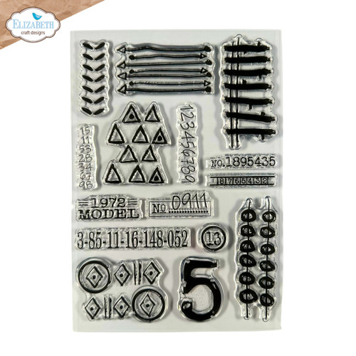 Elizabeth Craft Clear Stamps-Scribbles - 5A003KT9-1HG8Y