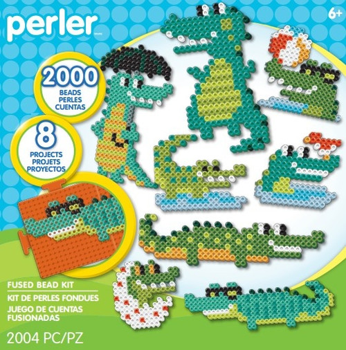 Perler Fused Bead Kit-Crocodiles - 5A003KHT-1HFZ5 - 048533570256
