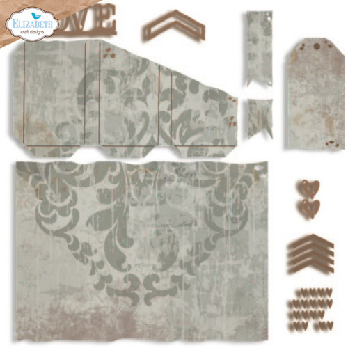 Elizabeth Craft Metal Die-Tri-Fold Slider Pocket - 5A003KT3-1HG90