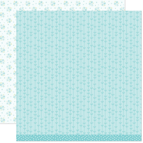 Lawn Fawn Paper 12x12 Pack-Blissful Blossoms, Amaryllis - 5A003KFH-1HFVG