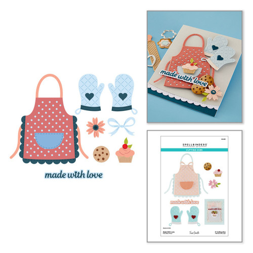 Spellbinders Etched Dies by Tina Smith-Made With Love - 5A003KKX-1HFZH