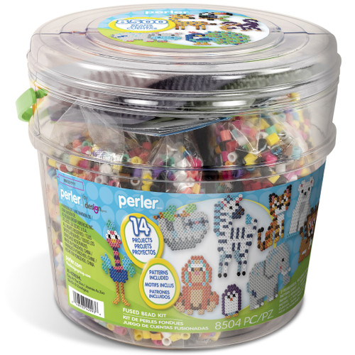 Perler Large Fused Bead Activity Bucket-Day At The Zoo - 5A003KHS-1HFZ4 - 048533429936