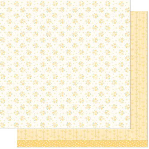 Lawn Fawn Paper 12x12 Pack-Blissful Blossoms, Marigold - 5A003KG3-1HFWJ - 783385669665
