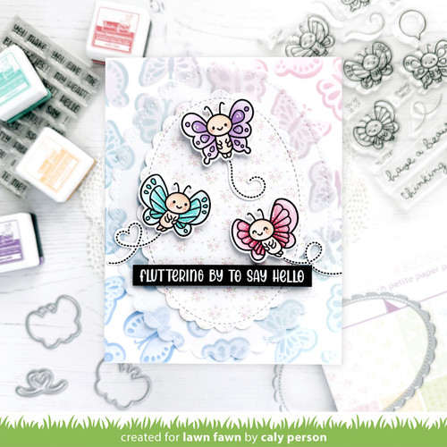 Lawn Clippings Coloring Stencils-Butterfly Background - 5A003KFK-1HFVL Lawn Clippings Coloring Stencils-Butterfly Background - 5A003KFK-1HFVL