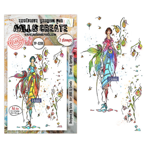 AALL And Create A6 Photopolymer Clear Stamp Set-Siren of Spring - 5A003KRX-1HG7D - 5061097791900