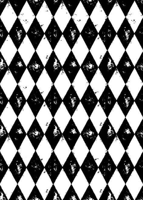 Tim Holtz Cling Stamps 2.5"X3.5"-HARLEQUIN - 5A003KG9-1HFWY - 732388250332