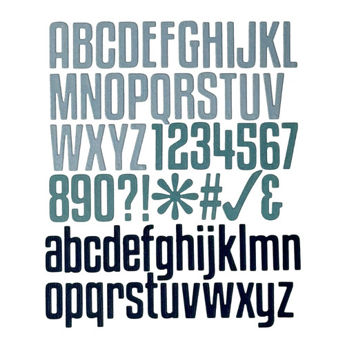 Elizabeth Craft Metal Die-Tall & Bold Alphabet - 5A003KBR-1HFMD