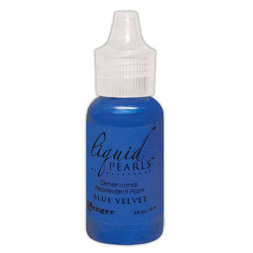 Ranger Liquid Pearls Dimensional Pearlescent Paint .5oz-Blue Velvet - LPL-1HFYV - 789541093398